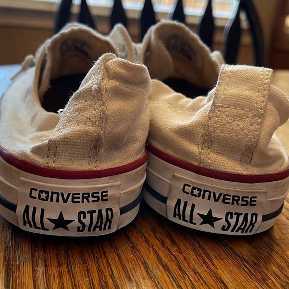 Women's WHITE Chuck Taylor All Star Shoreline Slip-On Sneaker NICE!!! - Picture 6 of 13